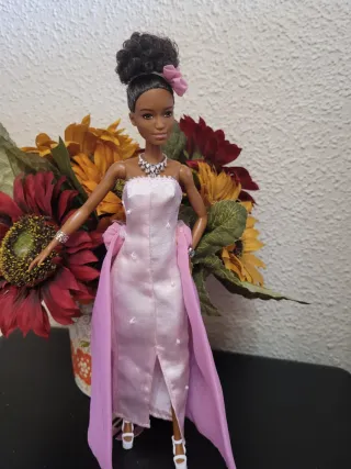 Muñeca Barbie Vestido Rosa