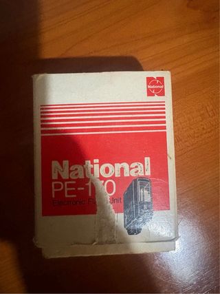 Cámara Yashica J + Flash National PE-170