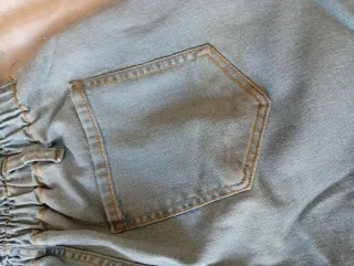 Pantaloncini donna denim vita alta tg S