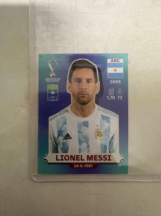 Cromo Messi Mundial Qatar 2022