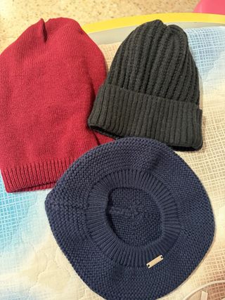 Set 3 cappelli lana