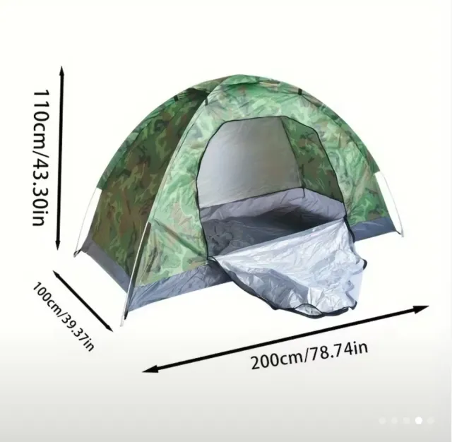 Tienda de campaña camuflaje