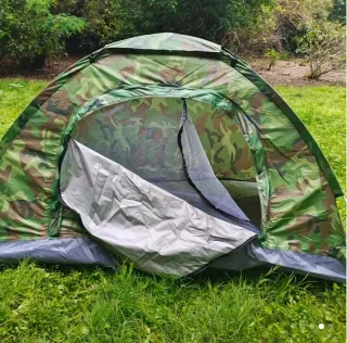 Tienda de campaña camuflaje