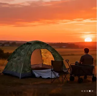 Tienda de campaña camuflaje