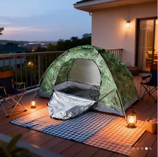 Tienda de campaña camuflaje