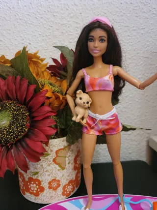 Muñeca Barbie Malibu con Accesorios