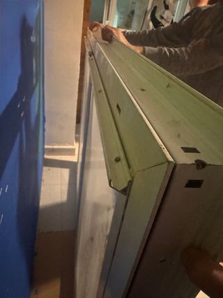 Ventana blanca de PVC