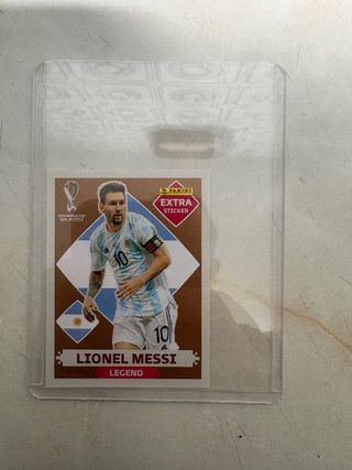 Cromo Messi Mundial 2022 Extra Sticker Panini