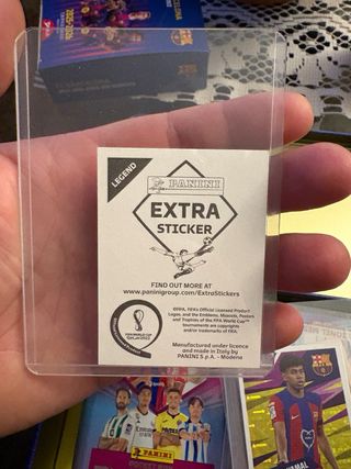Cromo Messi Mundial 2022 Extra Sticker Panini