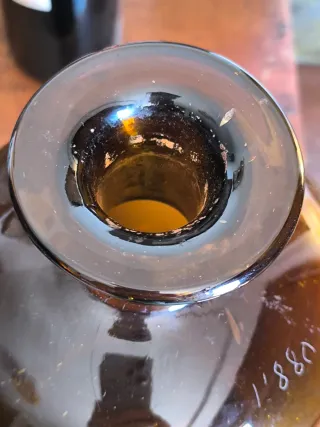 Gran Frasco de boticario Albarelo vidrio soplado