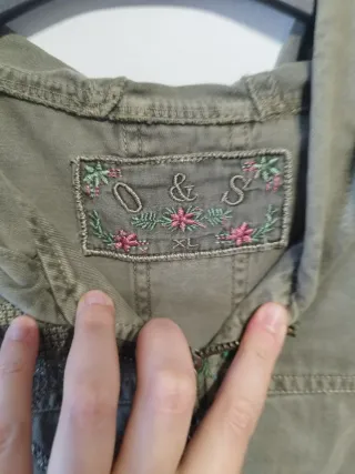 Chaqueta militar verde mujer Talla XL