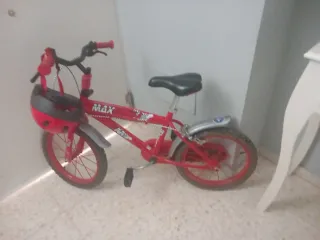 Bicicleta infantil roja MAX