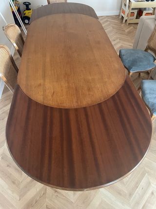 Mesa comedor madera antigua extensible