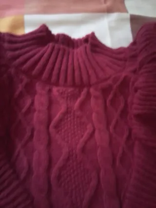 Jersey Lana Rojo Mujer