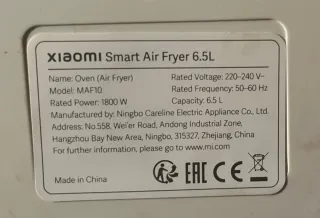 Freidora de Aire 6.5L