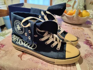 Scarpe The Doors Denim Blu Beige