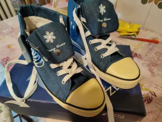 Scarpe The Doors Denim Blu Beige