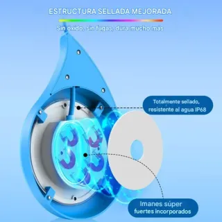 Luz LED Acuática Piscina 10W RGB