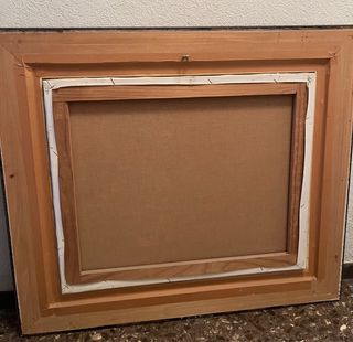 Cuadro al óleo sobre lienzo paisaje