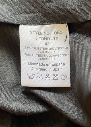 Traje de hombre negro