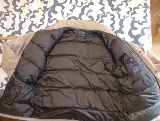 Chaqueton/plumas impermeable River Woods beige