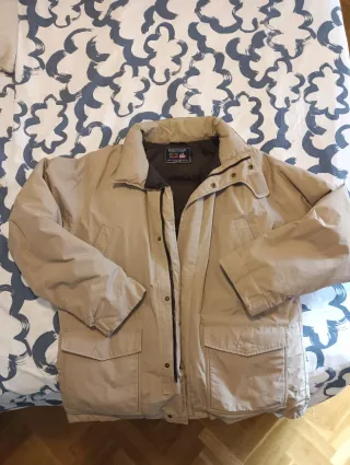 Chaqueton/plumas impermeable River Woods beige