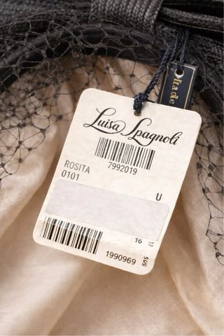 Tocado/Diadema Luisa Spagnoli Lazo Velo Negro