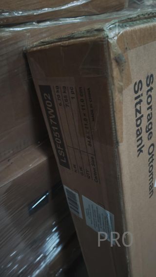 Banco otomano de almacenamiento 77L