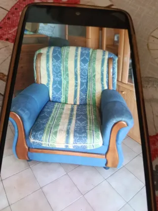 Butaca tapizada