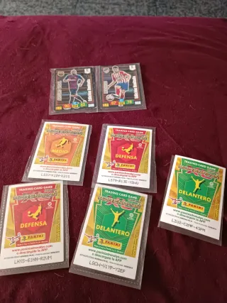 Lote cartas Adrenalyn 2018-19: Ramos, Benzema, Asp