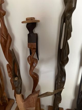 Colección Figuras Madera Tallada Varios países