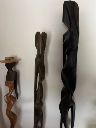 Colección Figuras Madera Tallada Varios países