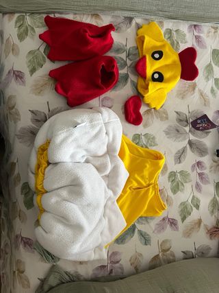 Disfraz de pollito para bebé