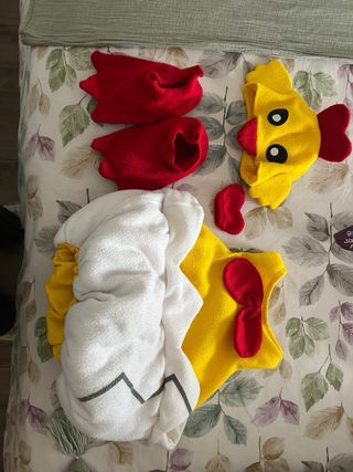 Disfraz de pollito para bebé