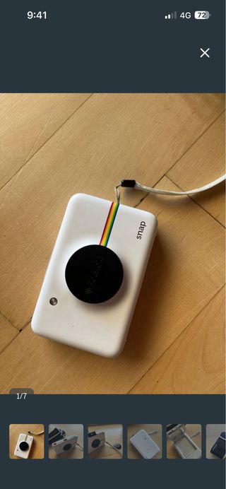 Cámara Polaroid Snap Blanca