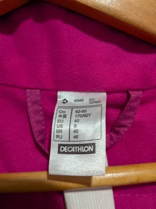 Chaqueta de esquí rosa Wedze