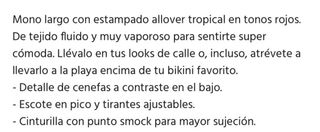 Mono de verano estampado