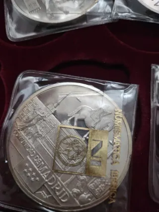 Medallas Plata Pura Comunidades Autónomas