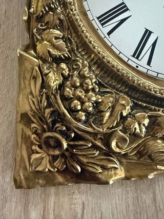 Frontal Reloj Morez Dorado