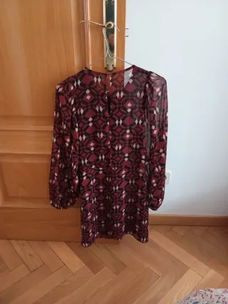 Vestido Zara Talla S Estampado