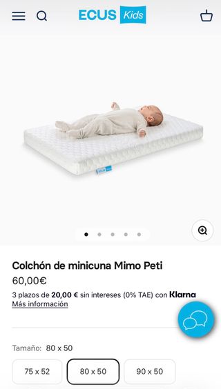 Minicuna Zara Home con colchón