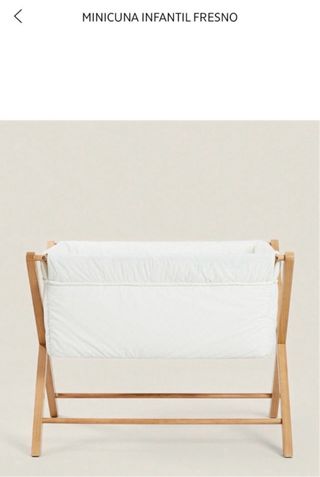 Minicuna Zara Home con colchón