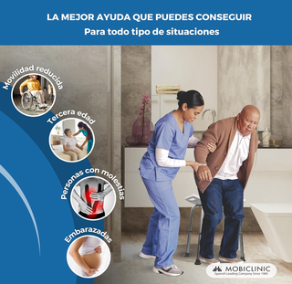 Taburete de baño regulable Mobiclinic San Fermín