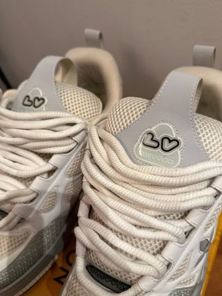 Scarpe Louis Vuitton Grigio Bianco