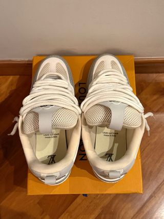 Scarpe Louis Vuitton Grigio Bianco