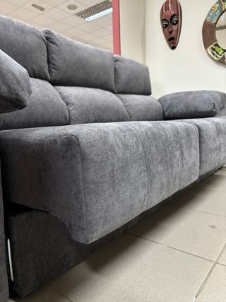 Sofá 3 plazas extraíble y reclinable