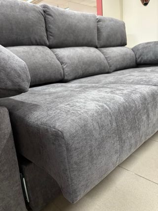 Sofá 3 plazas extraíble y reclinable