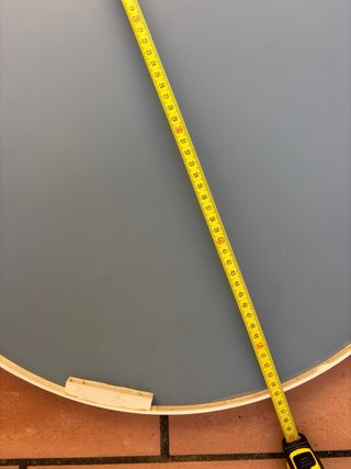 Espejo redondo marco perimetral