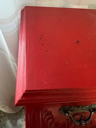 Sinfonier 8 cajones rojo madera