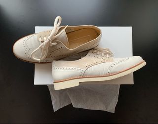 Zapatos de comunión niño talla 36 beige – piel – M